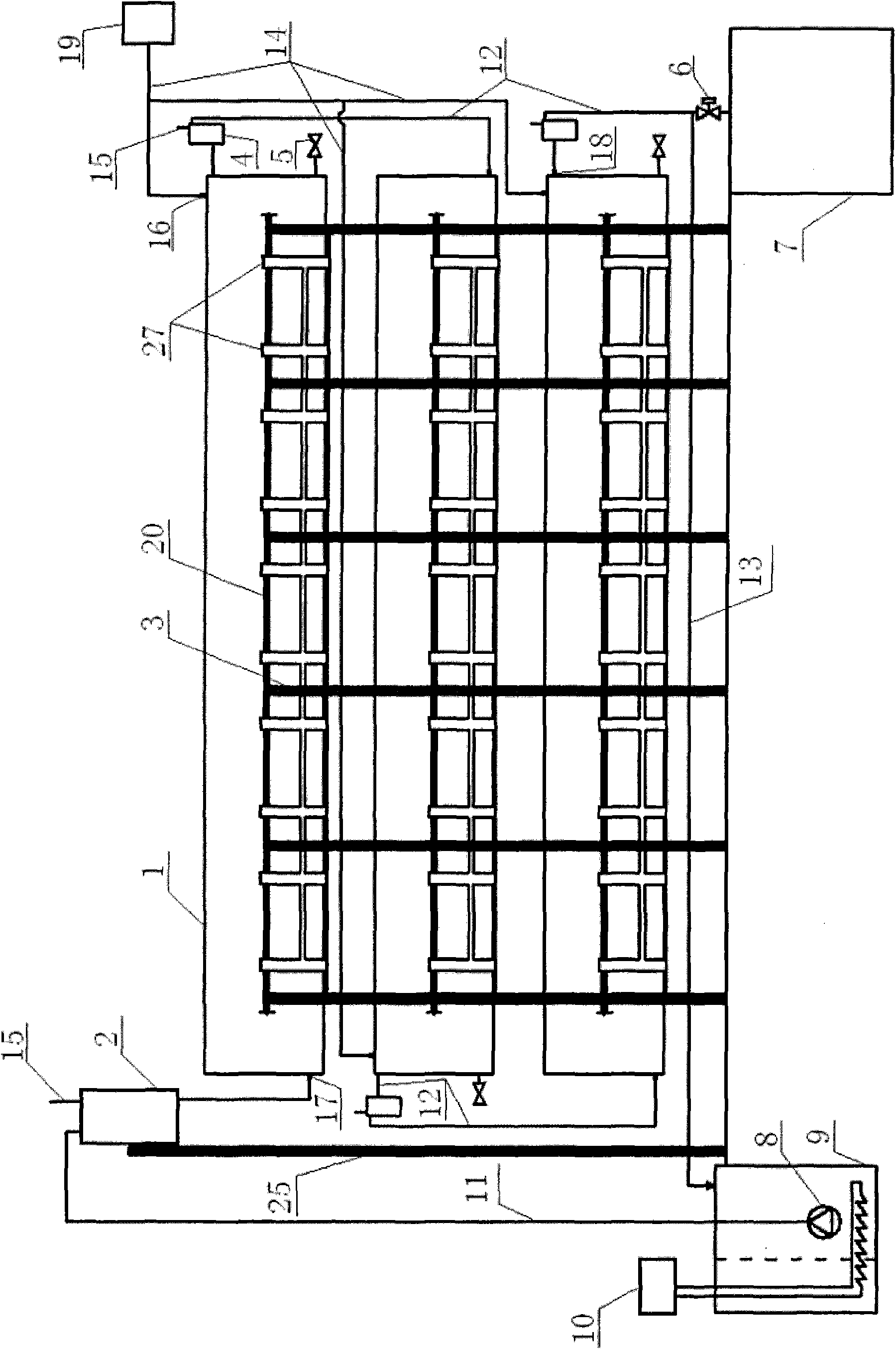 Biogas reaction device