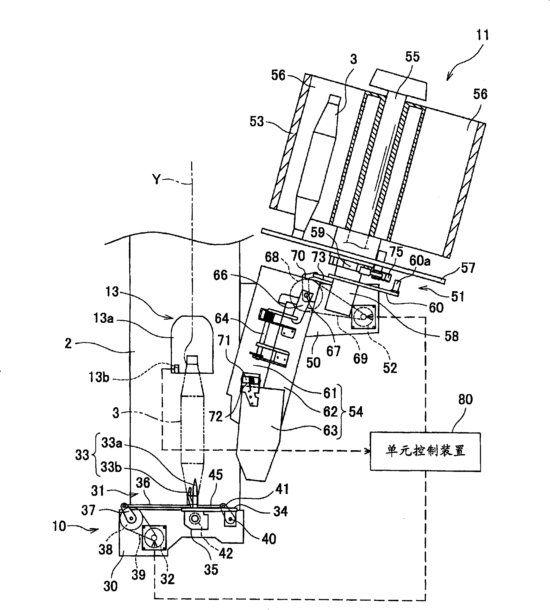 Yarn winding device and textile machine