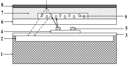 Integrated seawater chlorophyll microfluidic chip sensor and manufacturing method thereof