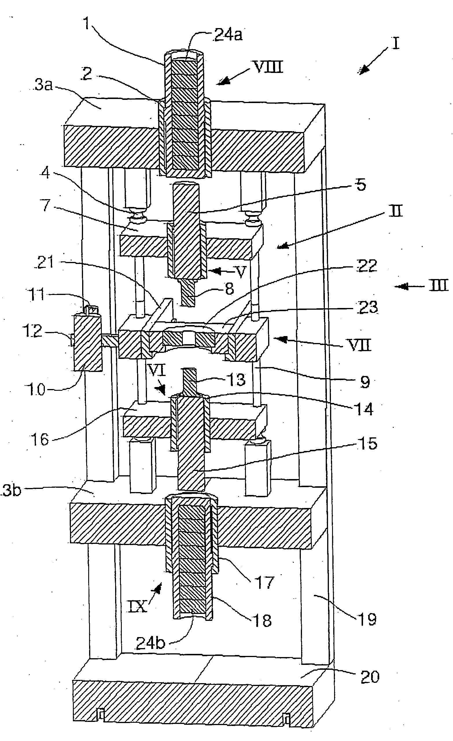 Dynamic forging impact energy retention machine