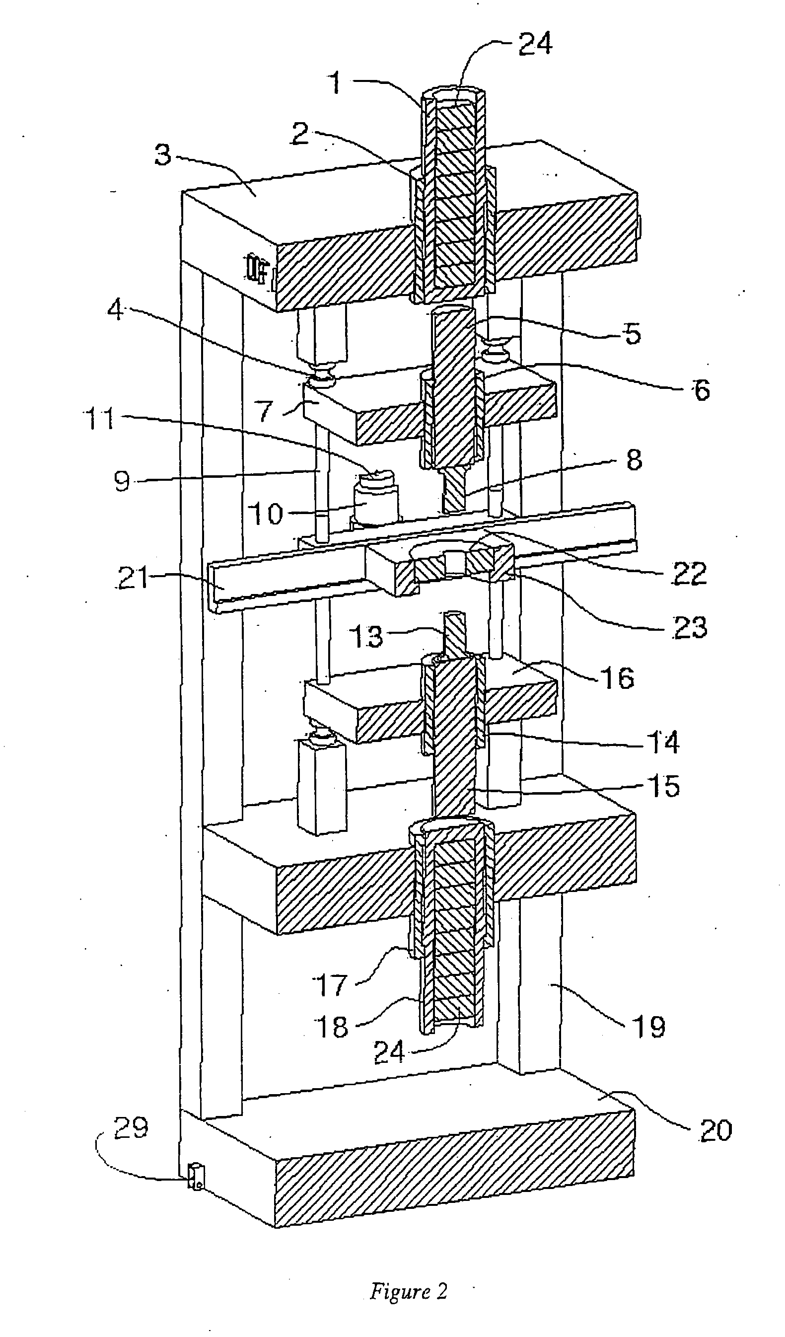 Dynamic forging impact energy retention machine