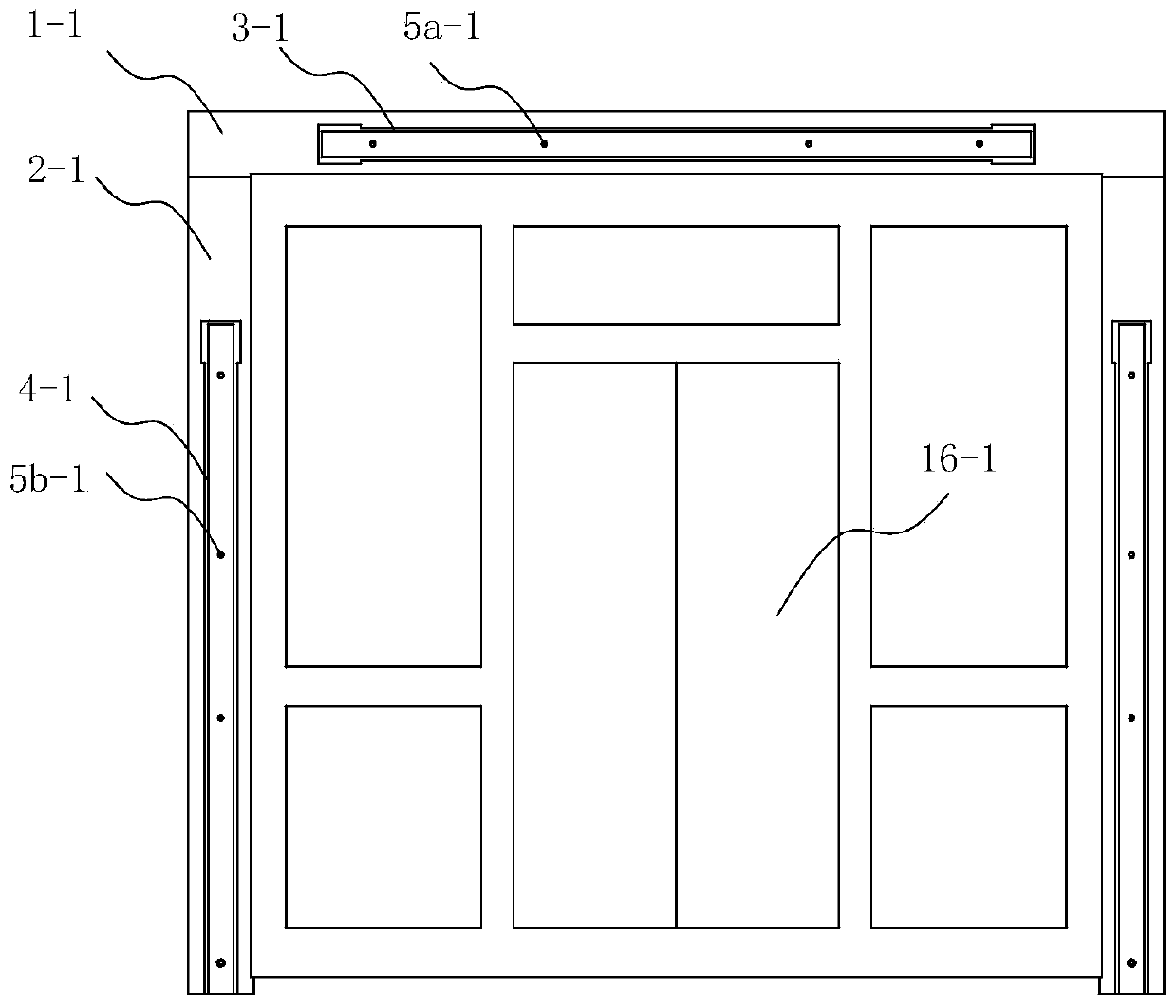 Aseismic reinforcing method of wood door frame structure