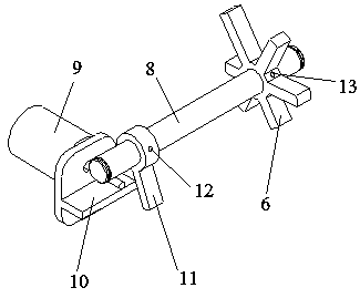 A spring circuit breaker fault simulation device