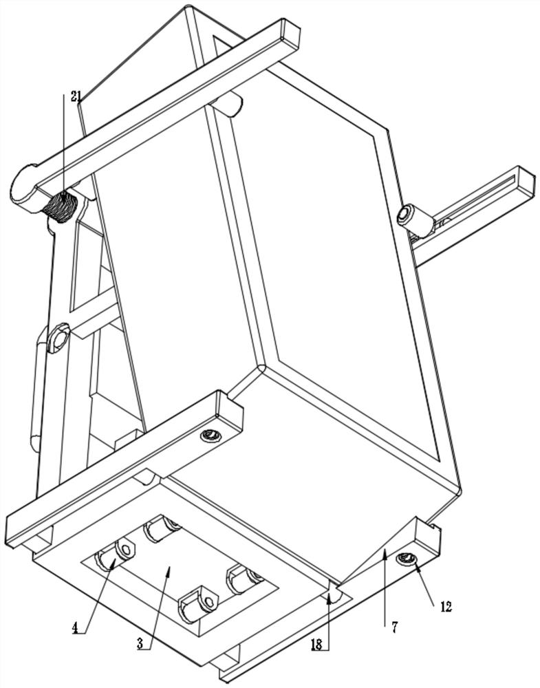 Safe migration device for power screen cabinet