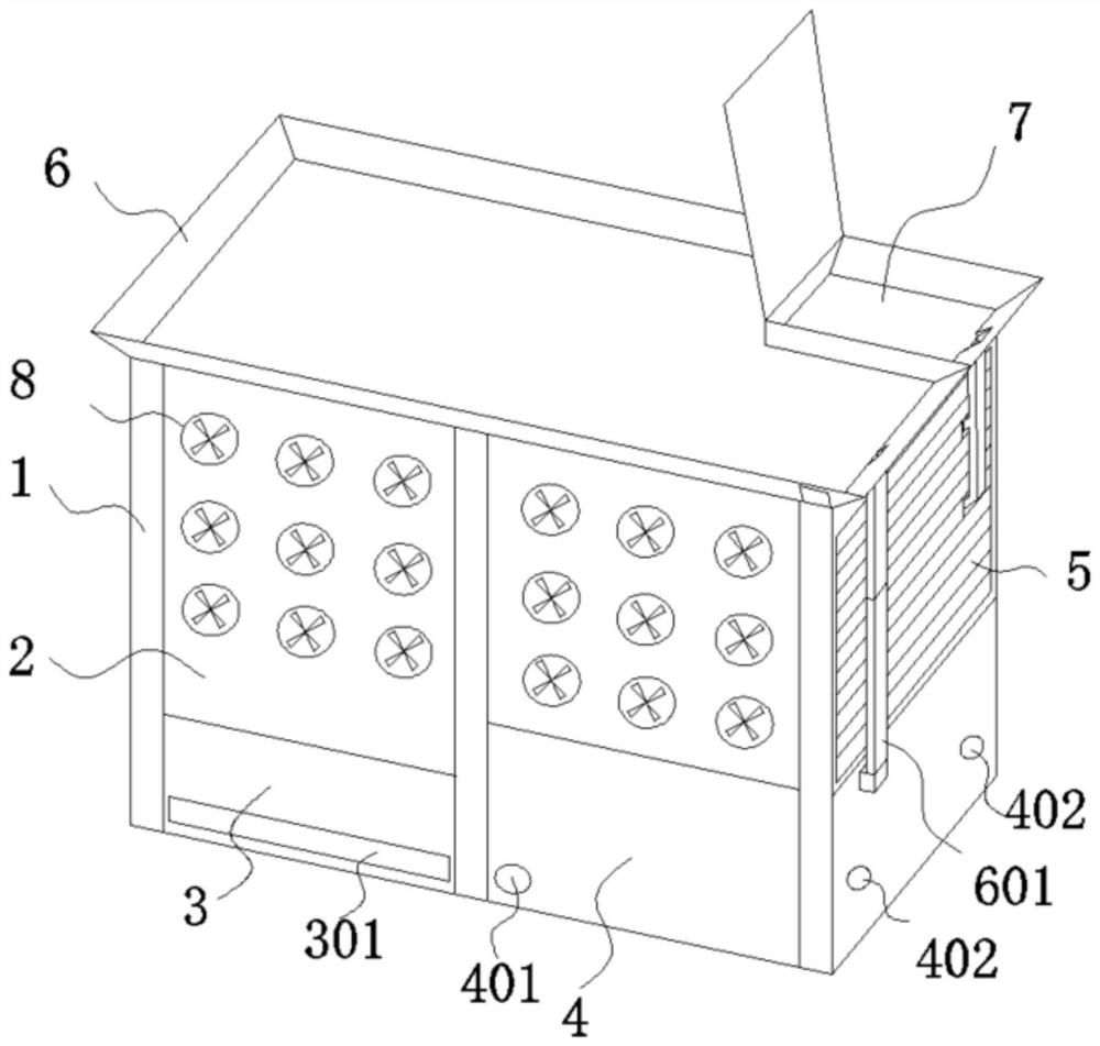 A kind of dryland automatic duck breeding house and breeding method thereof