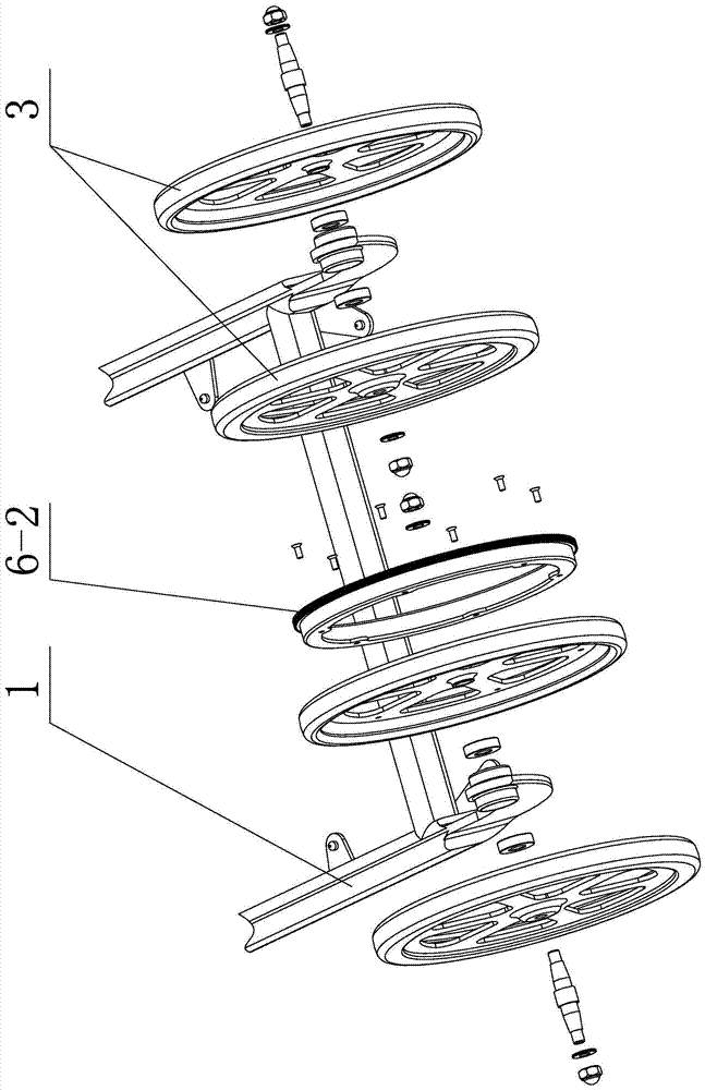 Elastic cable type bicycle training device