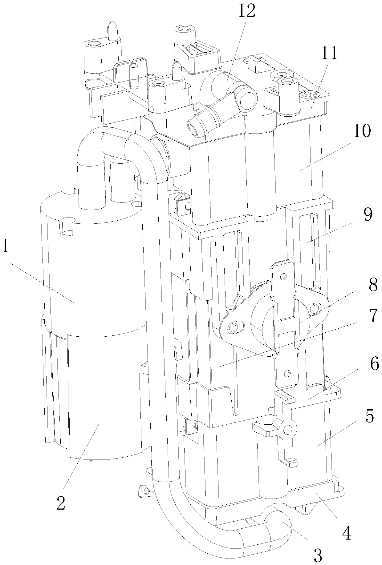 Small liquid heating assembly