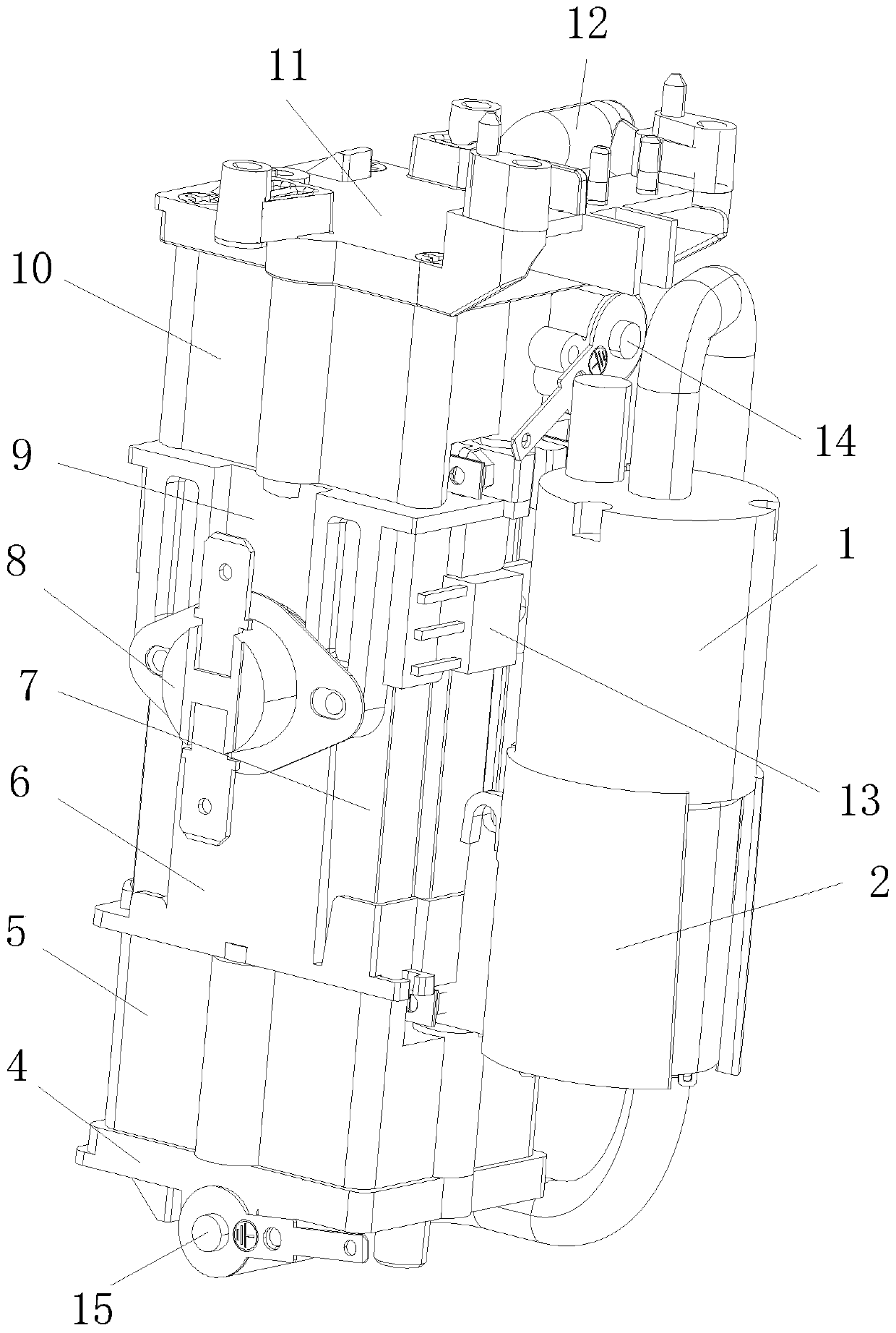 Small liquid heating assembly