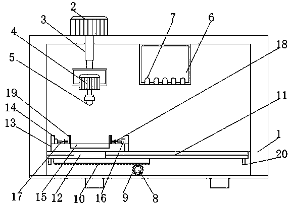 A compressor shell processing device