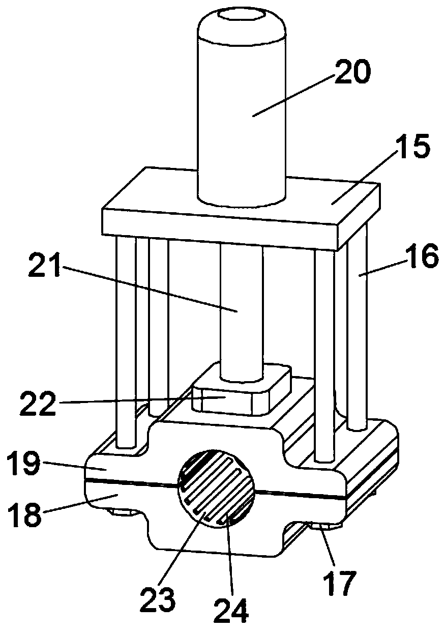 Steel bar rust removal device for building construction