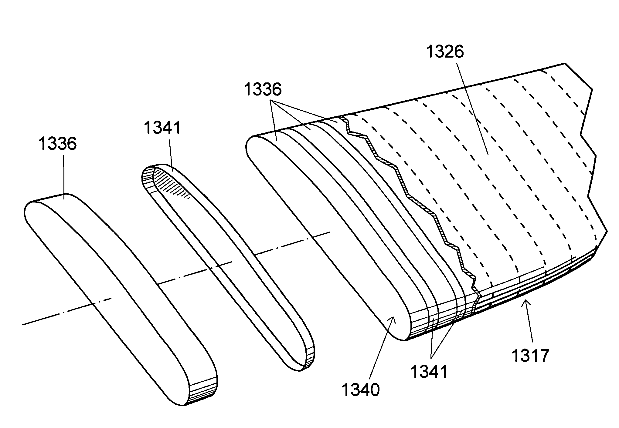 Shaped inflatable water sports board