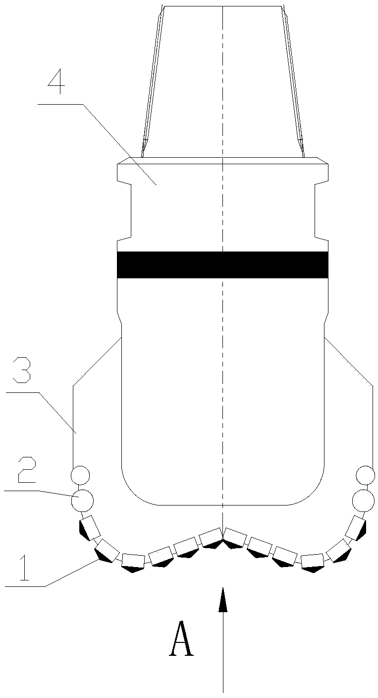 Special tooth PDC drill bit