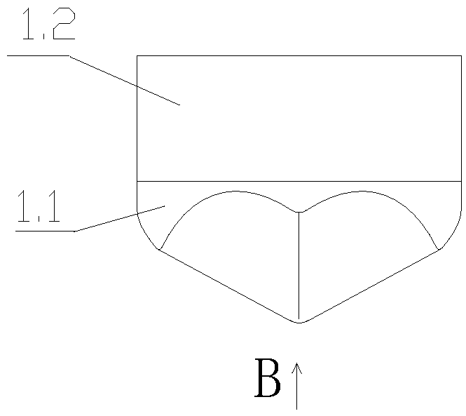 Special tooth PDC drill bit