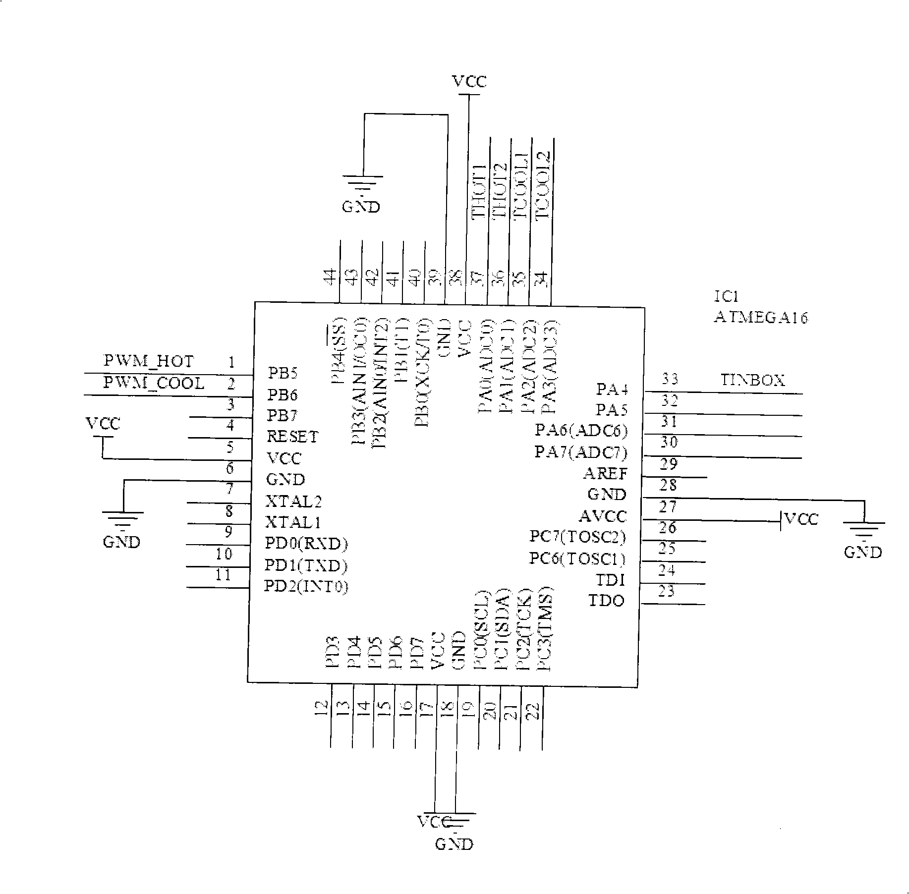 Thermostatic control device and method for distributed optical fibre temperature sensor system