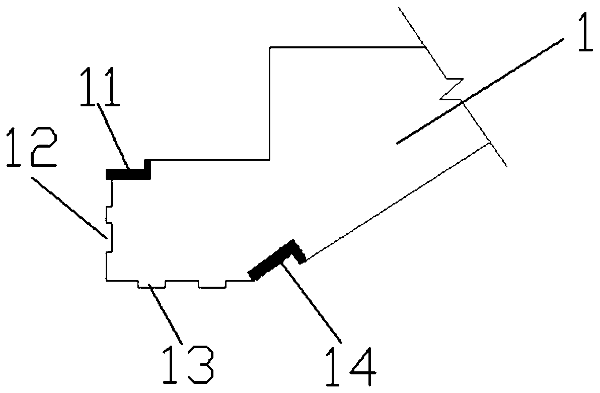 Energy dissipation rotating type connecting method for stair joint connection