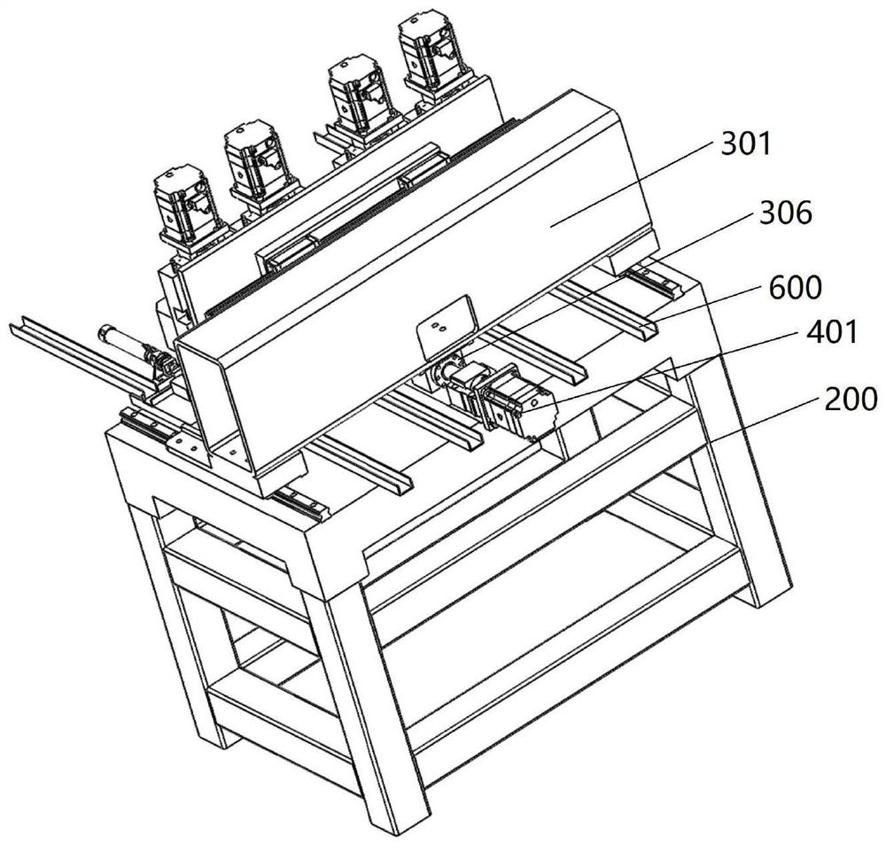 Multi-line parallel automatic machining production line capable of automatically turning materials