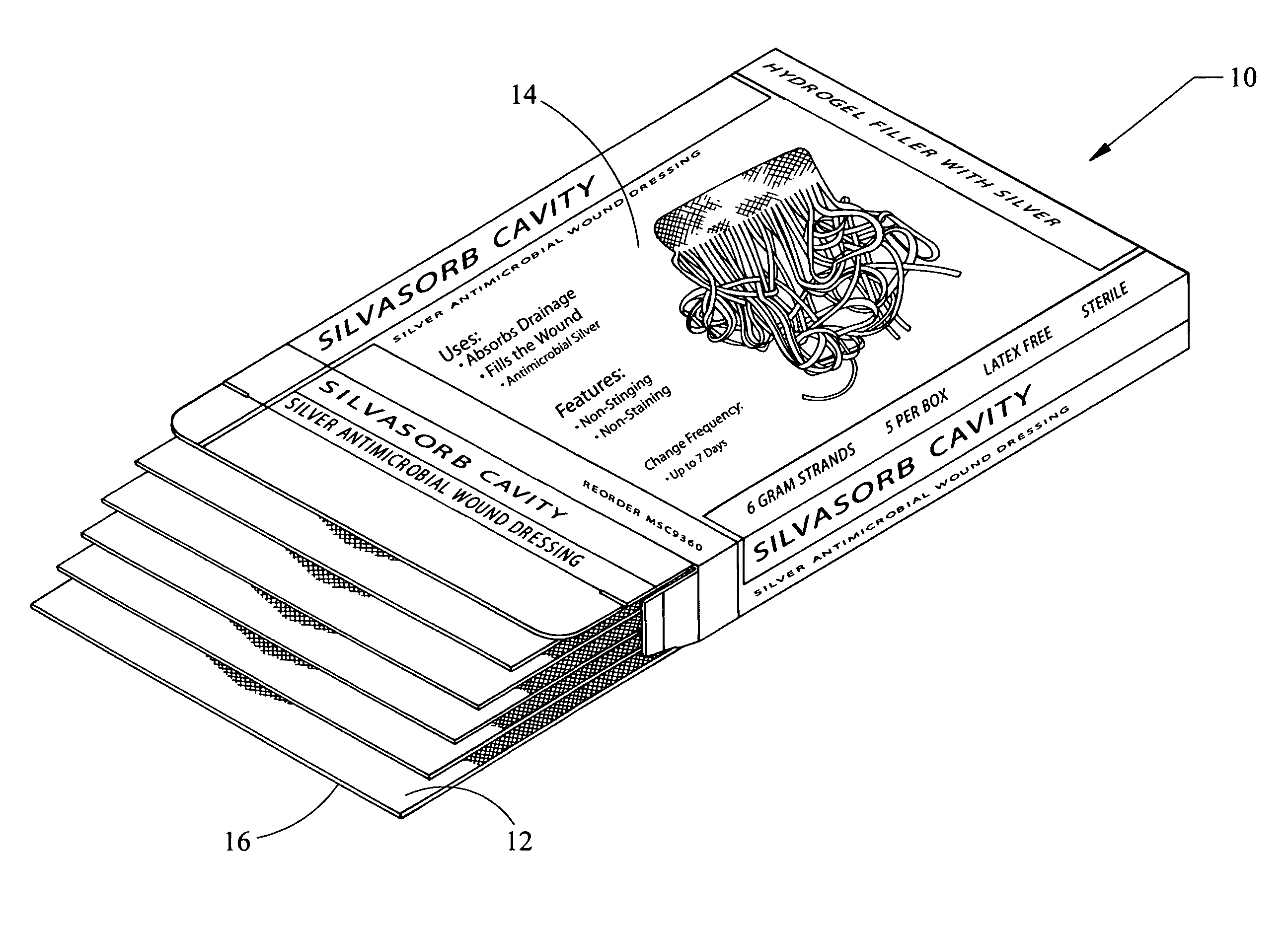 Package for wound care products