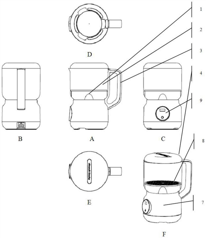 Visual ultrasonic cleaning machine based on embedded spherical transducer