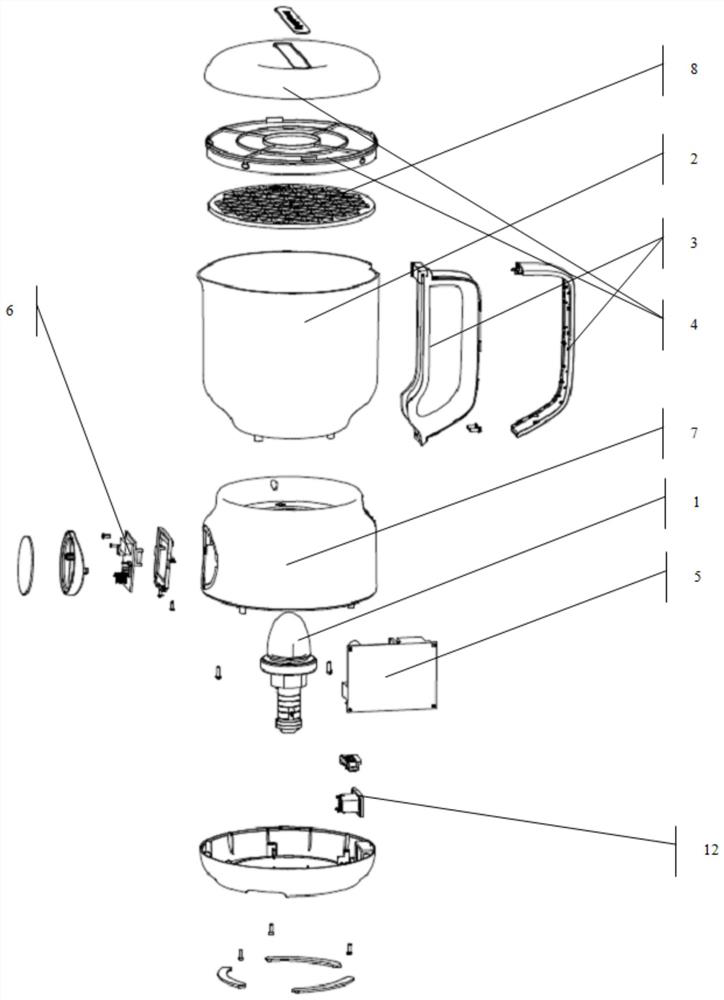 Visual ultrasonic cleaning machine based on embedded spherical transducer