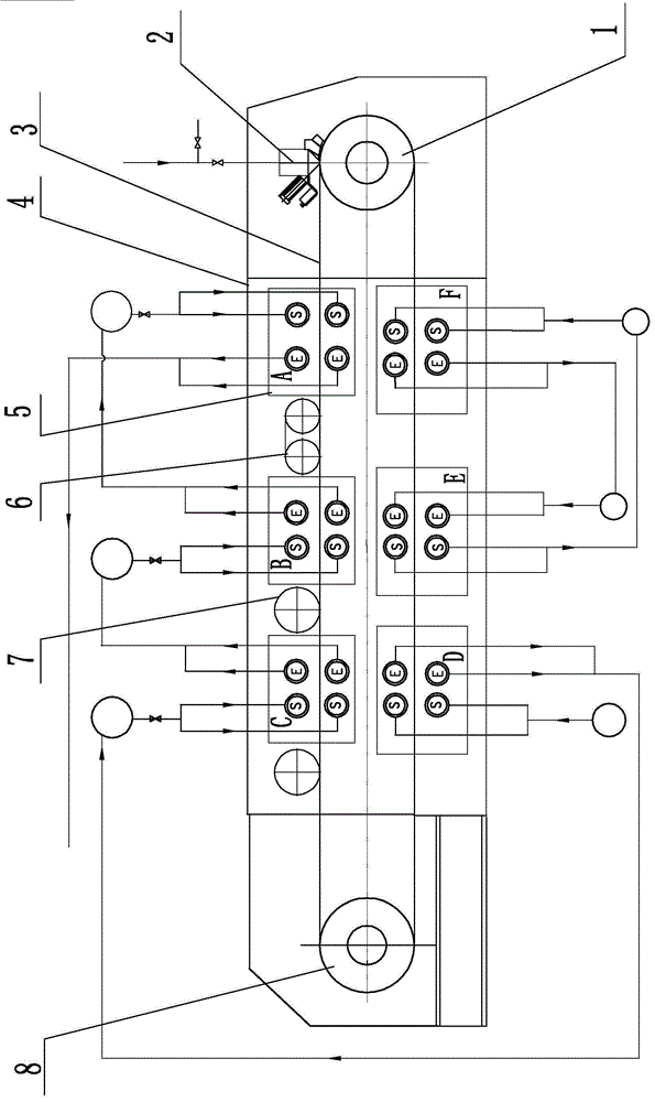 Method and device for improving thickness uniformity of polyamic acid film