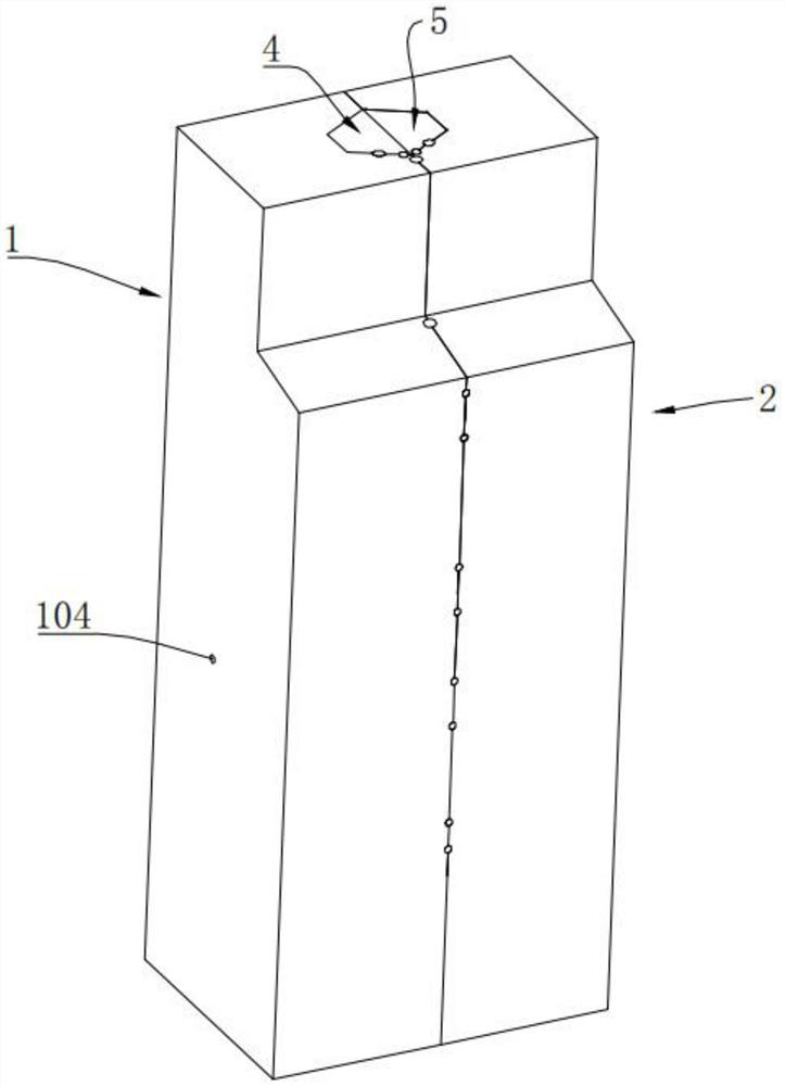 Christmas tree branch integrated molding injection molding process