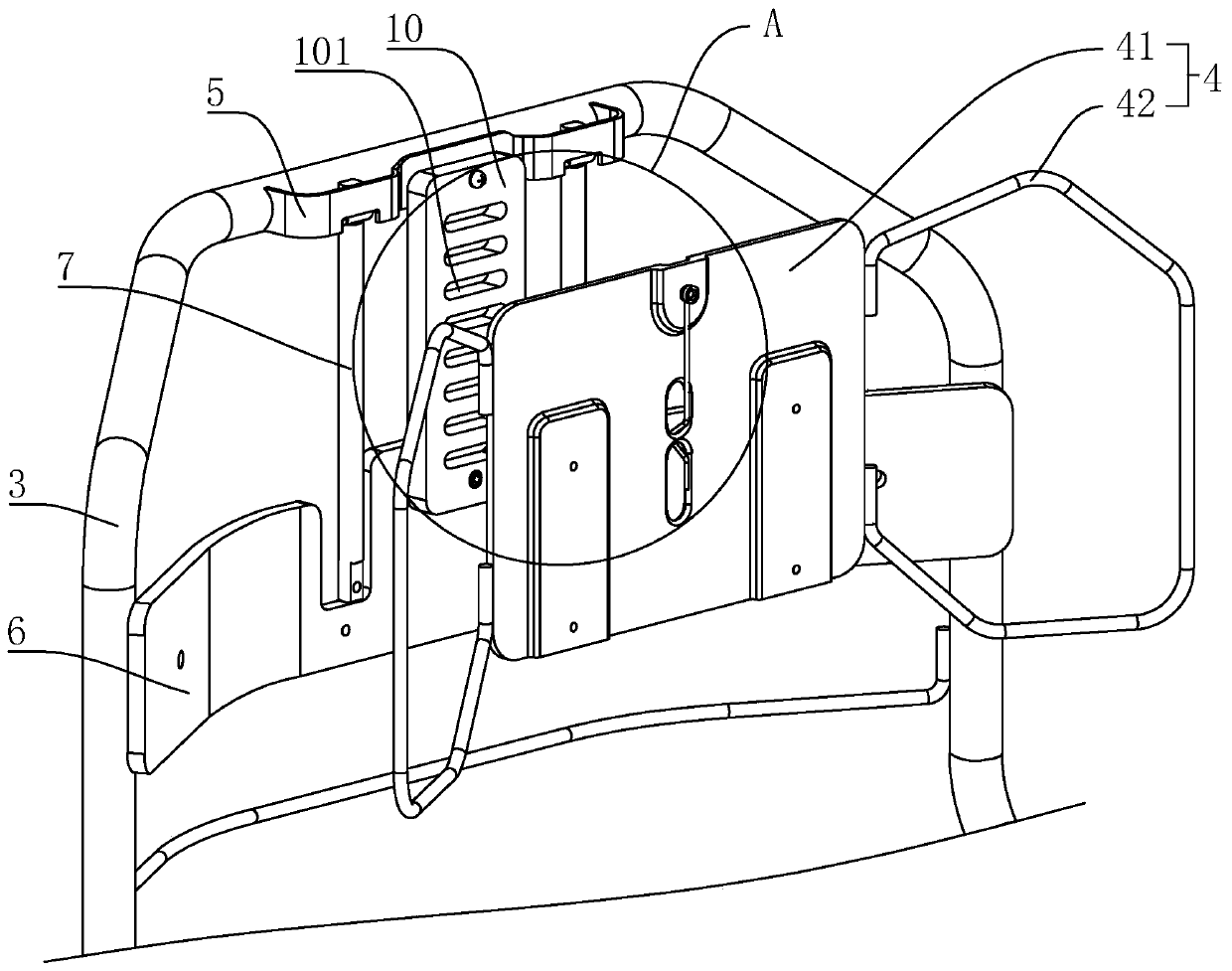 Vehicle seat with adjustable headrest