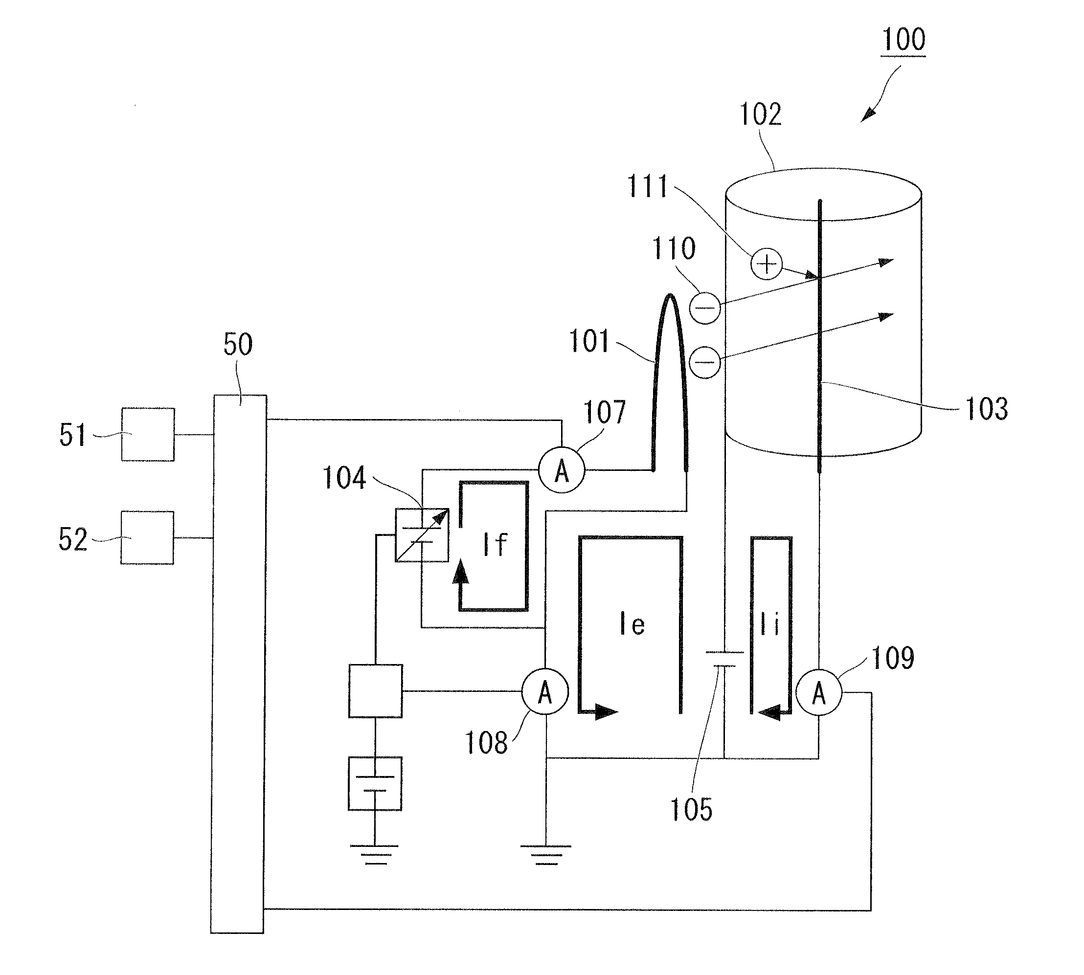 Oxygen detection method, air leakage determination method, gas component detection device, and vacuum processing apparatus