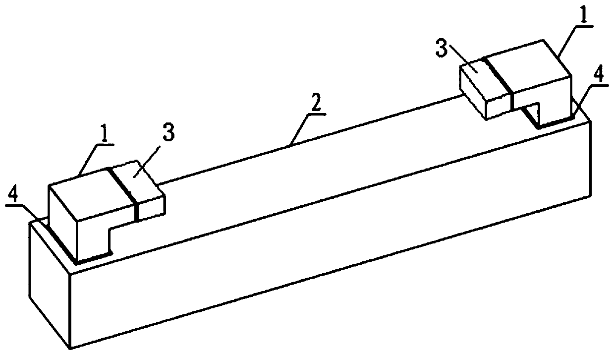 Prefabricated elastic concrete anti-seismic check block