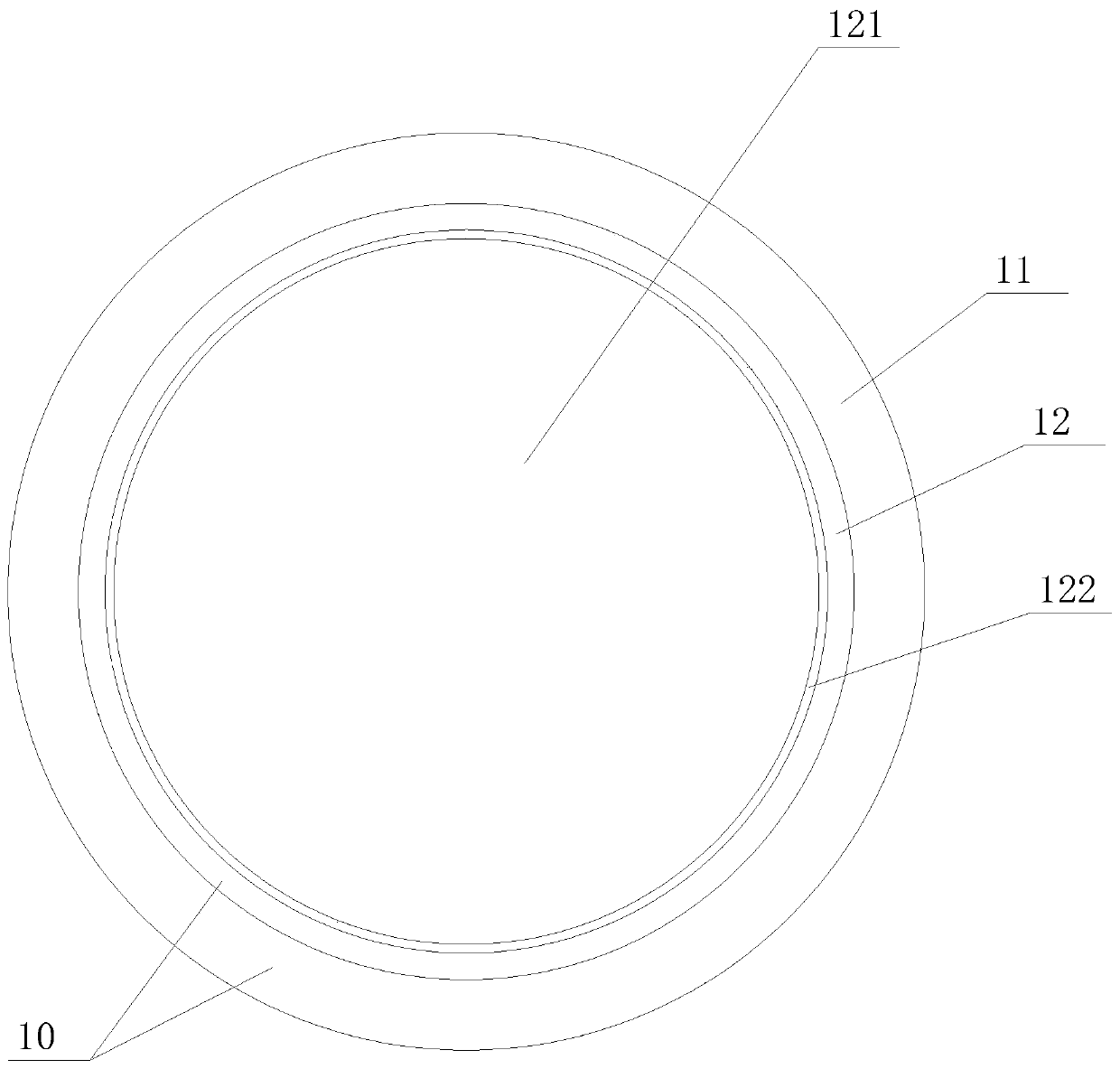 Trackball seat and trackball mounting and supporting structure