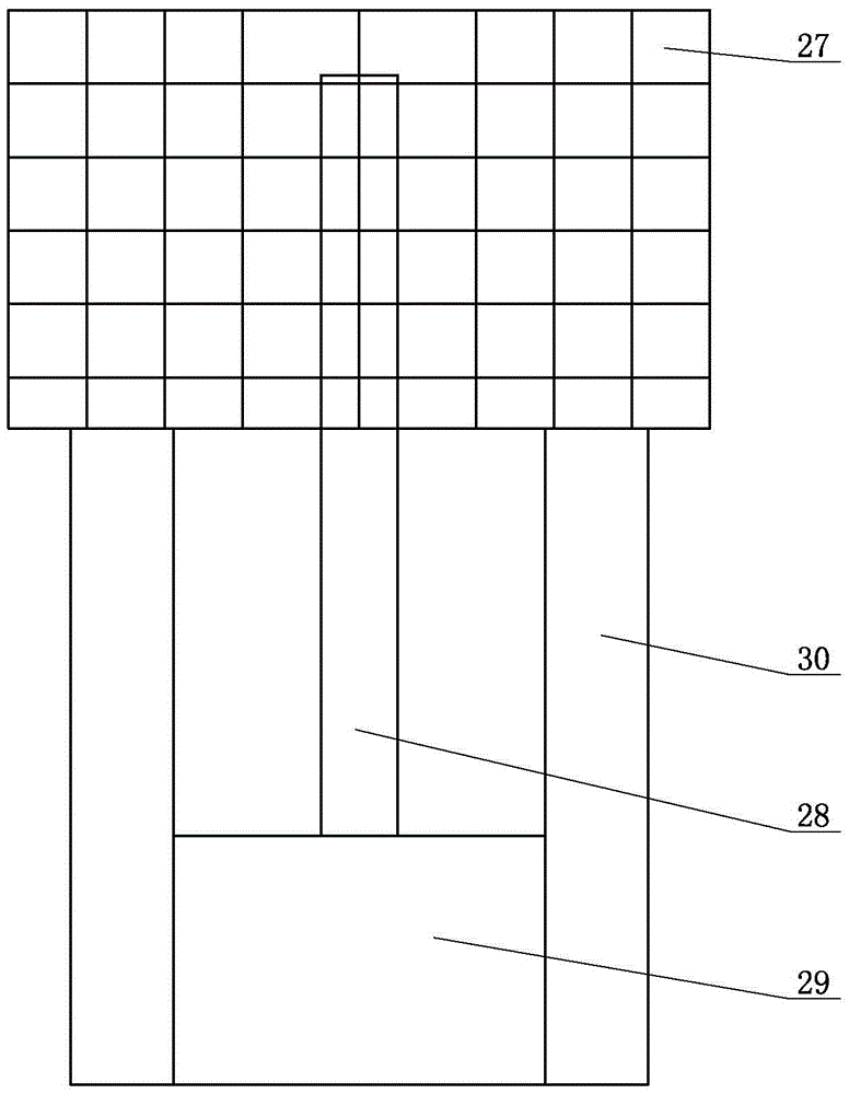 Vertical axis wind power generation device