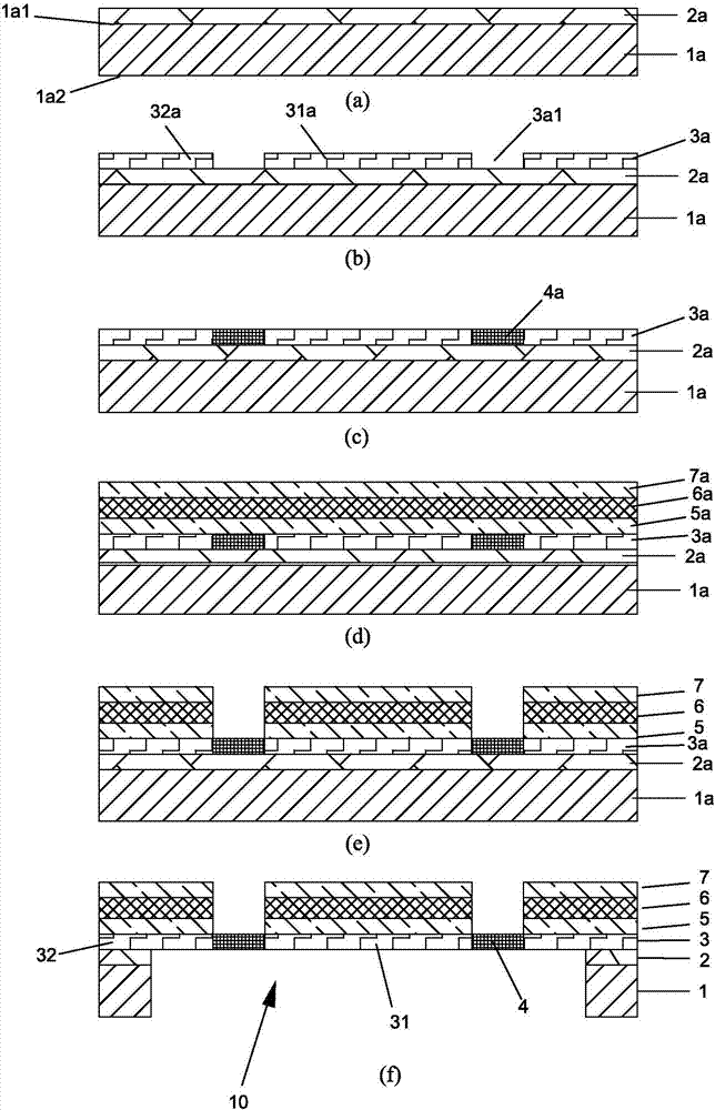 Piezoelectric ultrasonic transducer and manufacturing method thereof