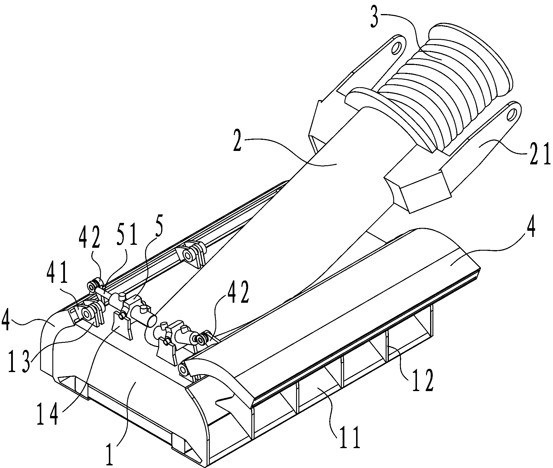 Sweeping and suction desilting machine for floating sludge and flowing sludge of drinking water reservoir and desilting method thereof