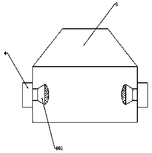 Wet dust collecting device for environmental protection