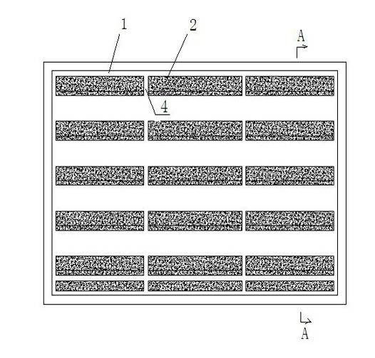 Storage battery provided with bipolar polar plate