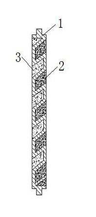 Storage battery provided with bipolar polar plate