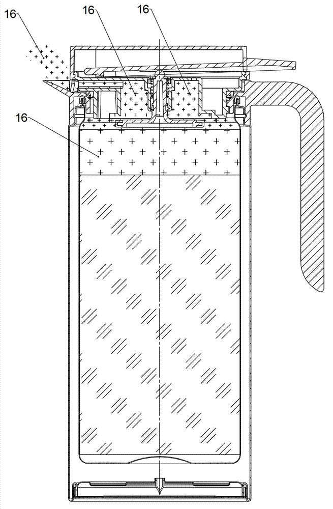 Steam-proof vacuum pot and pot lid thereof