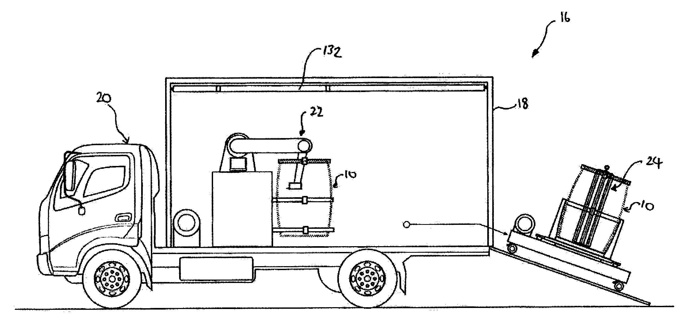 Portable system for reconditioning used barrels