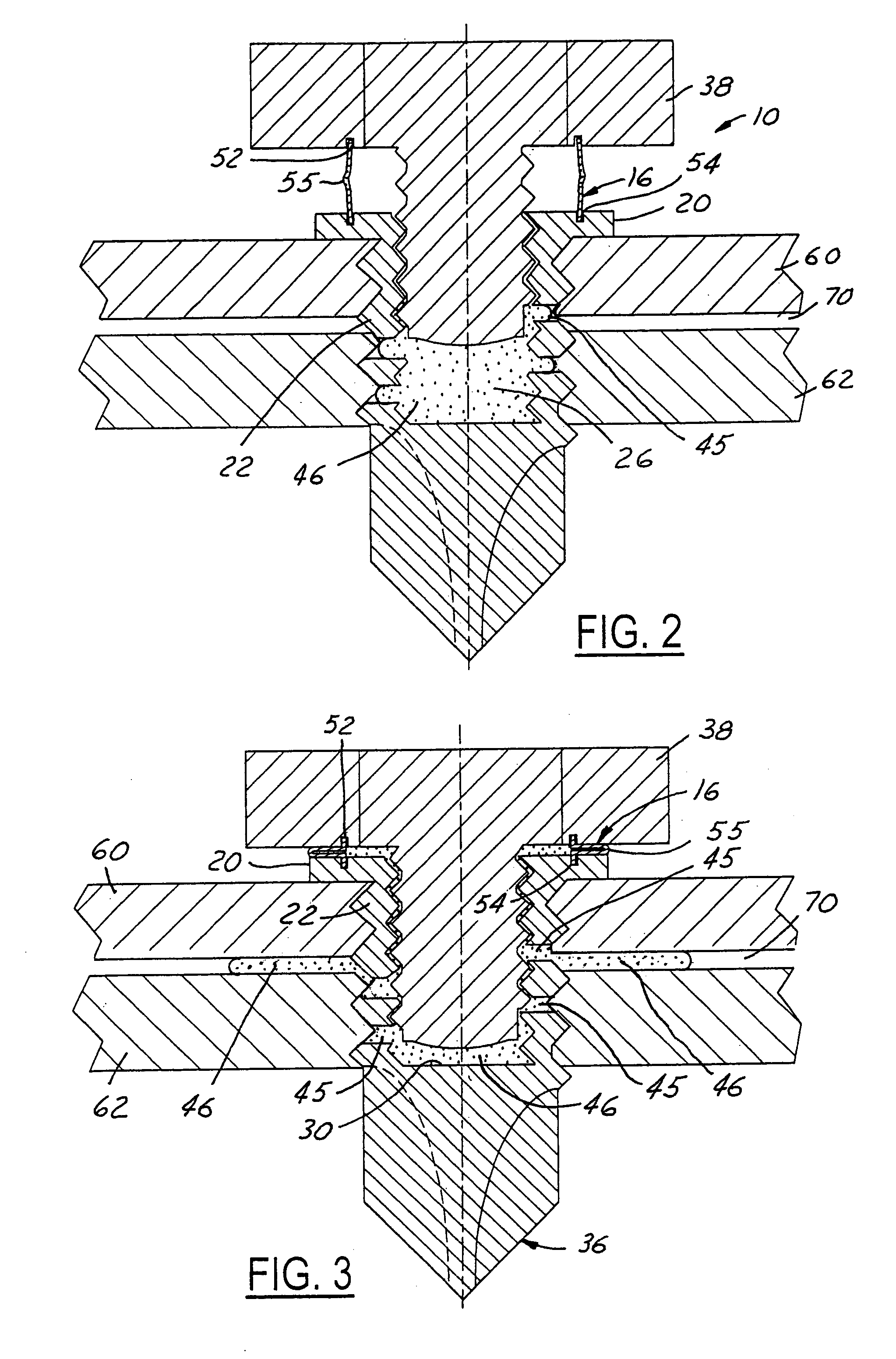 Mechanical and adhesive fastener unit