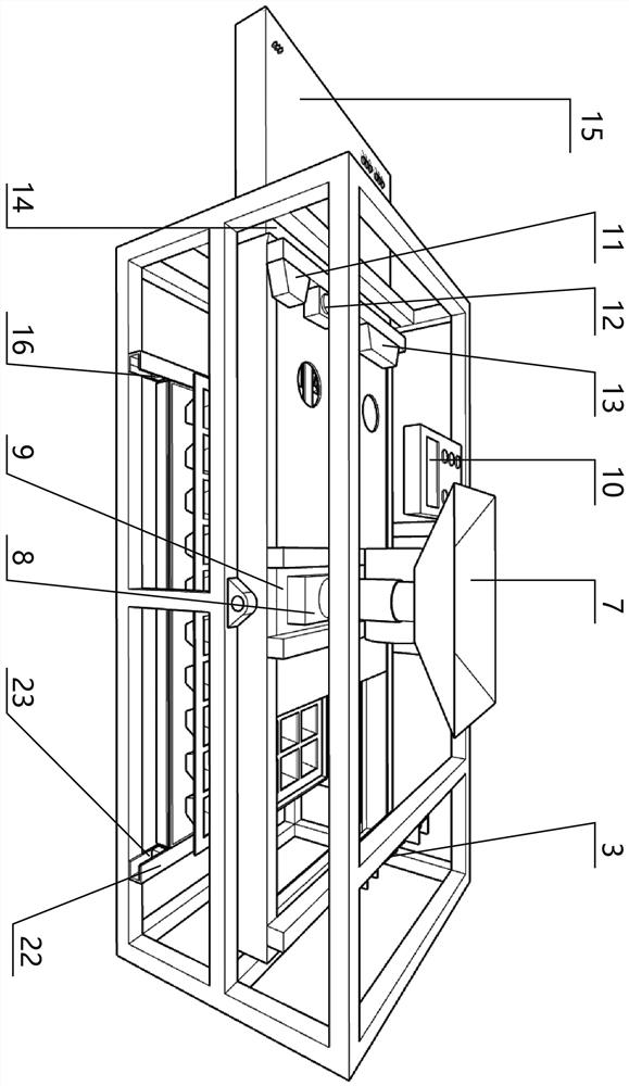 Modularized variable-aperture automatic seedling raising tray positive pressure dibbling machine