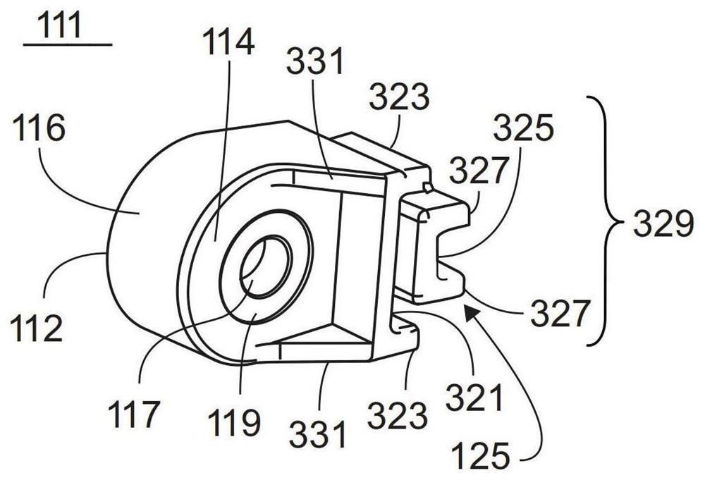 Contact carrier for providing electrical contact for wiring in a vehicle