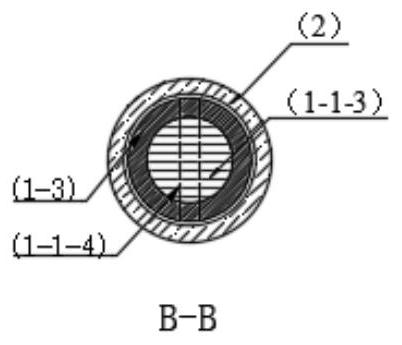 Self-resetting assembly type bamboo-joint-shaped round bar energy dissipation rod