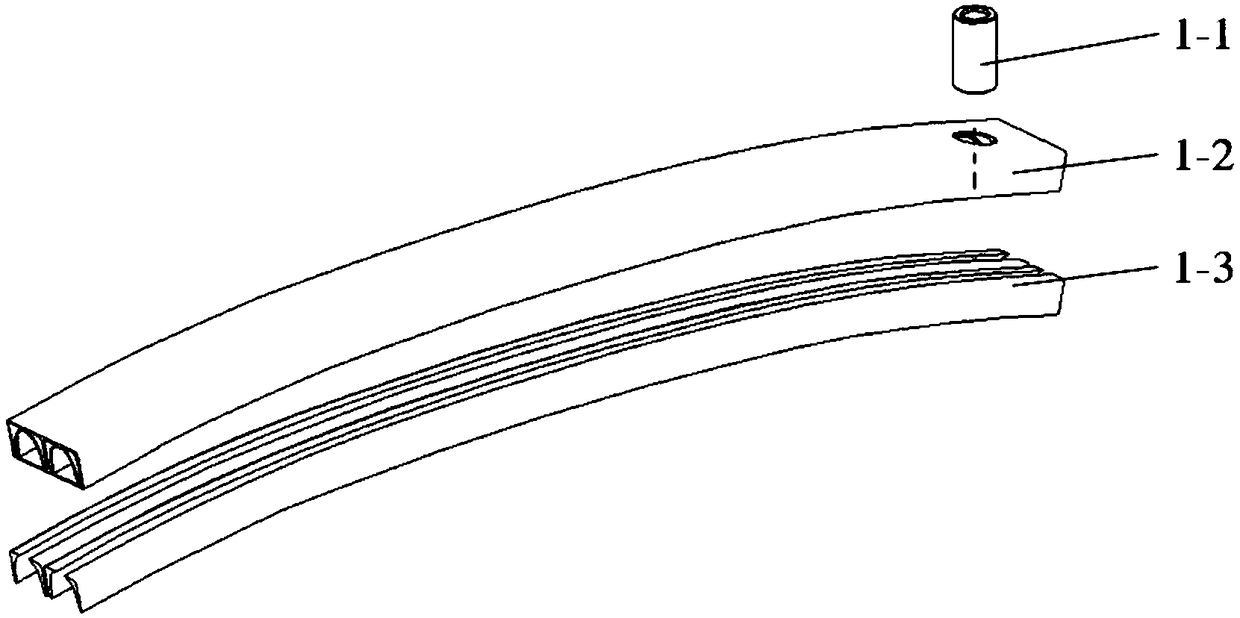 Novel automobile front anti-collision beam assembly