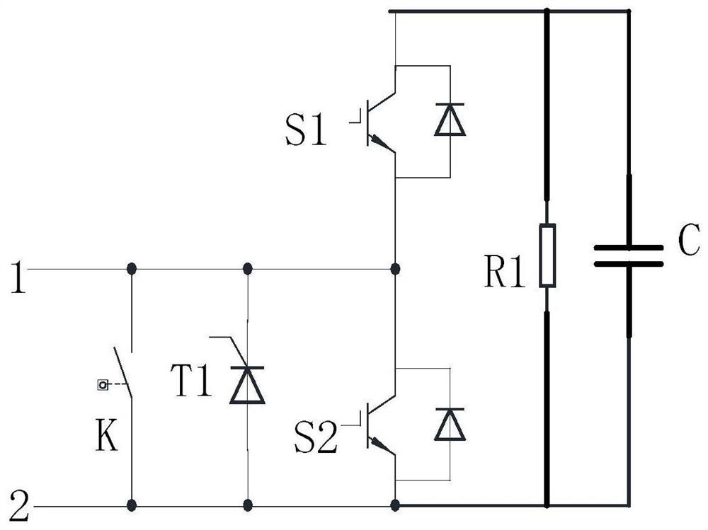 Online monitoring method and system for MMC flexible DC distribution network converter valve submodule