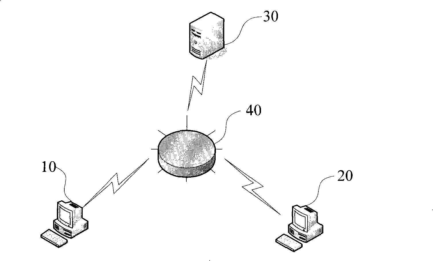 Method realizing TCP connection reusing in instant communication