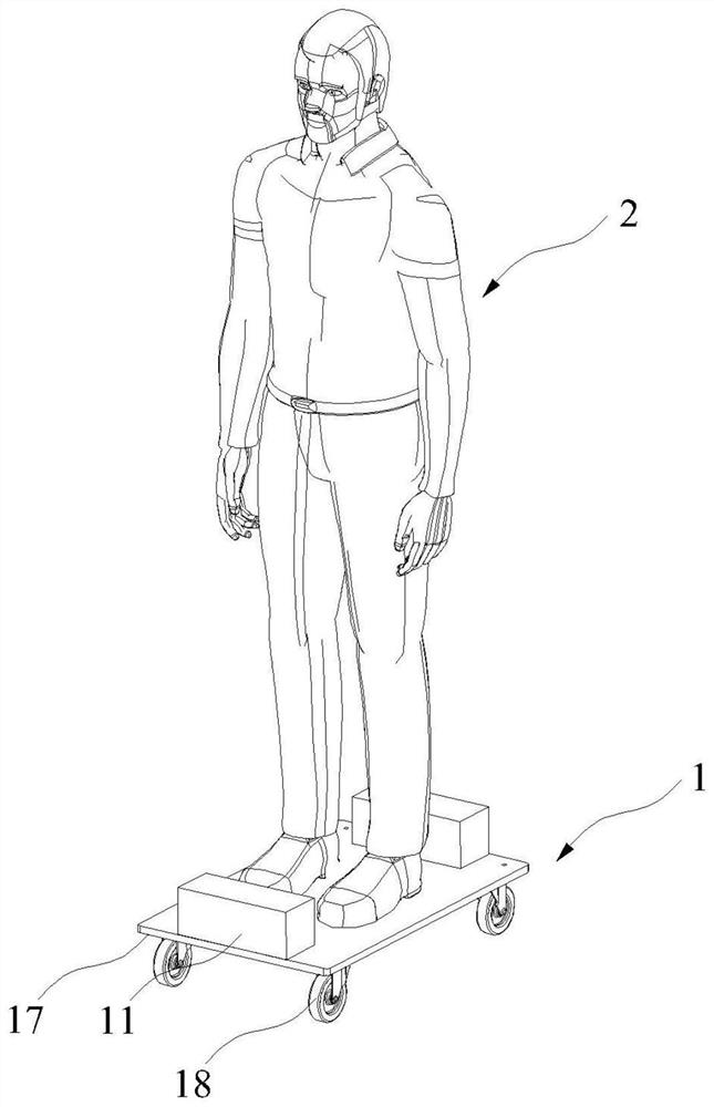 Remote control robot for automatic driving test and control method therefor