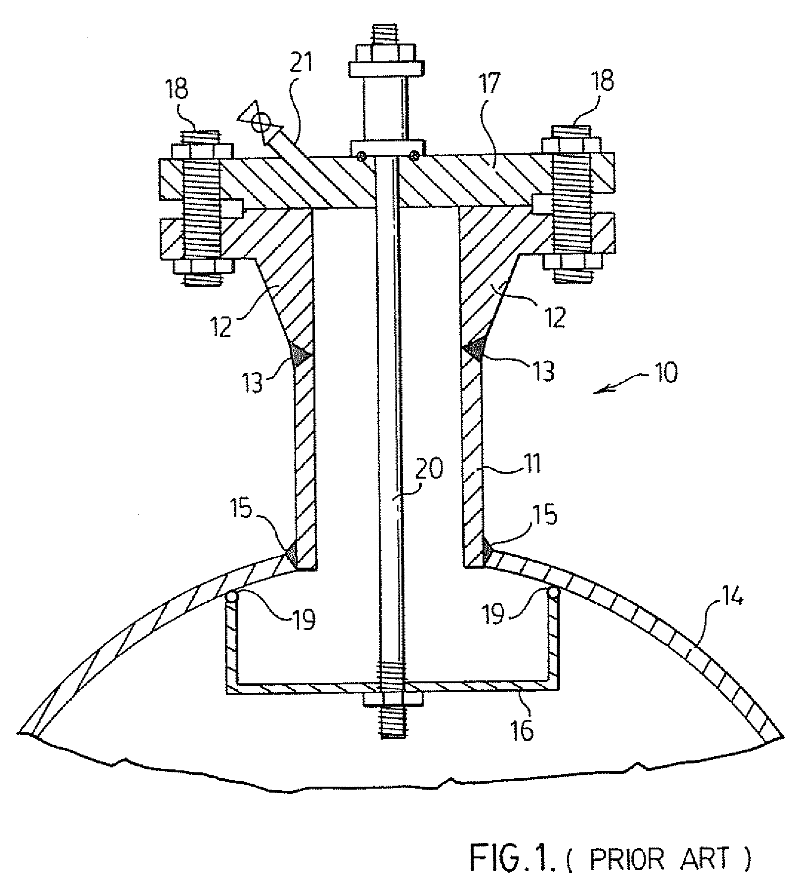 Weld testing apparatus and method for nozzles