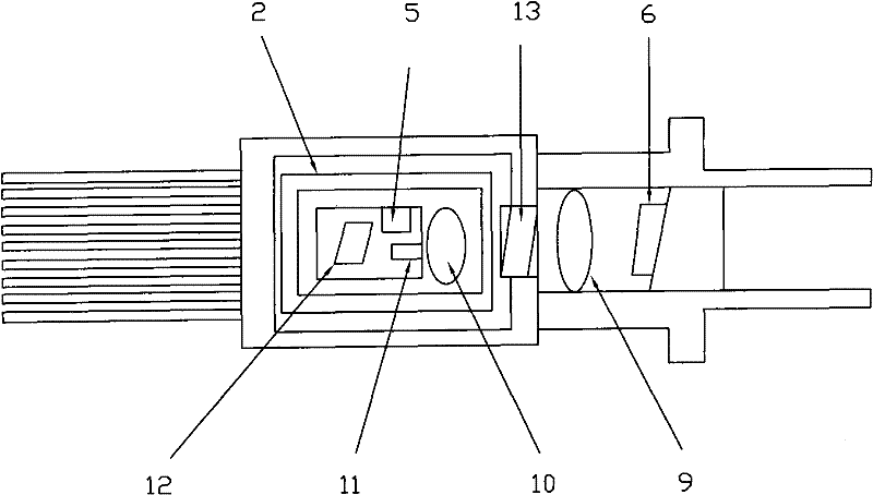 High-speed butterfly-shaped encapsulating tube shell with coupling lens, light emitter assembly and manufacture process