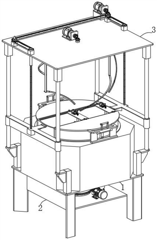 Preparation device and preparation method of water-based anti-corrosion steel structure paint