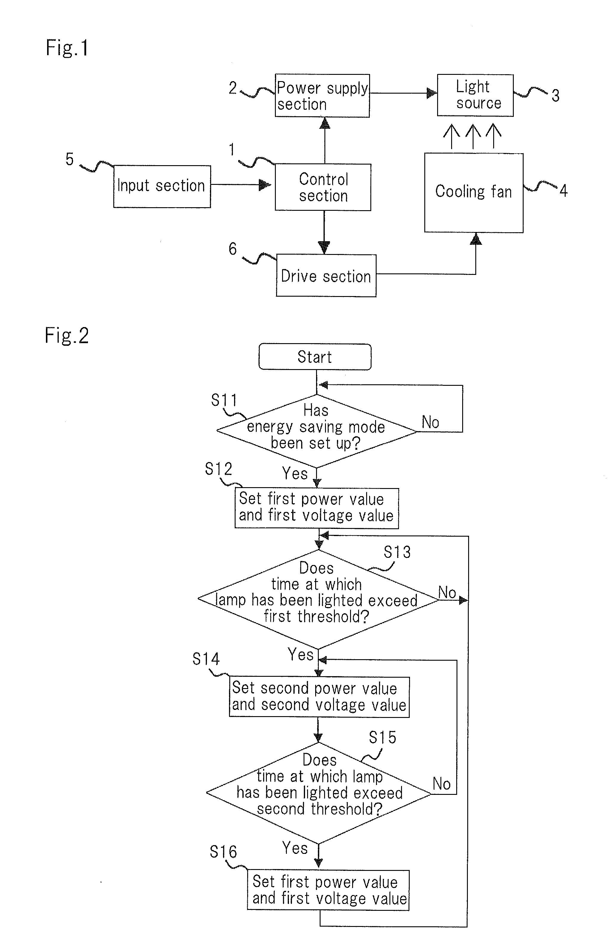 Image display device and light source cooling method