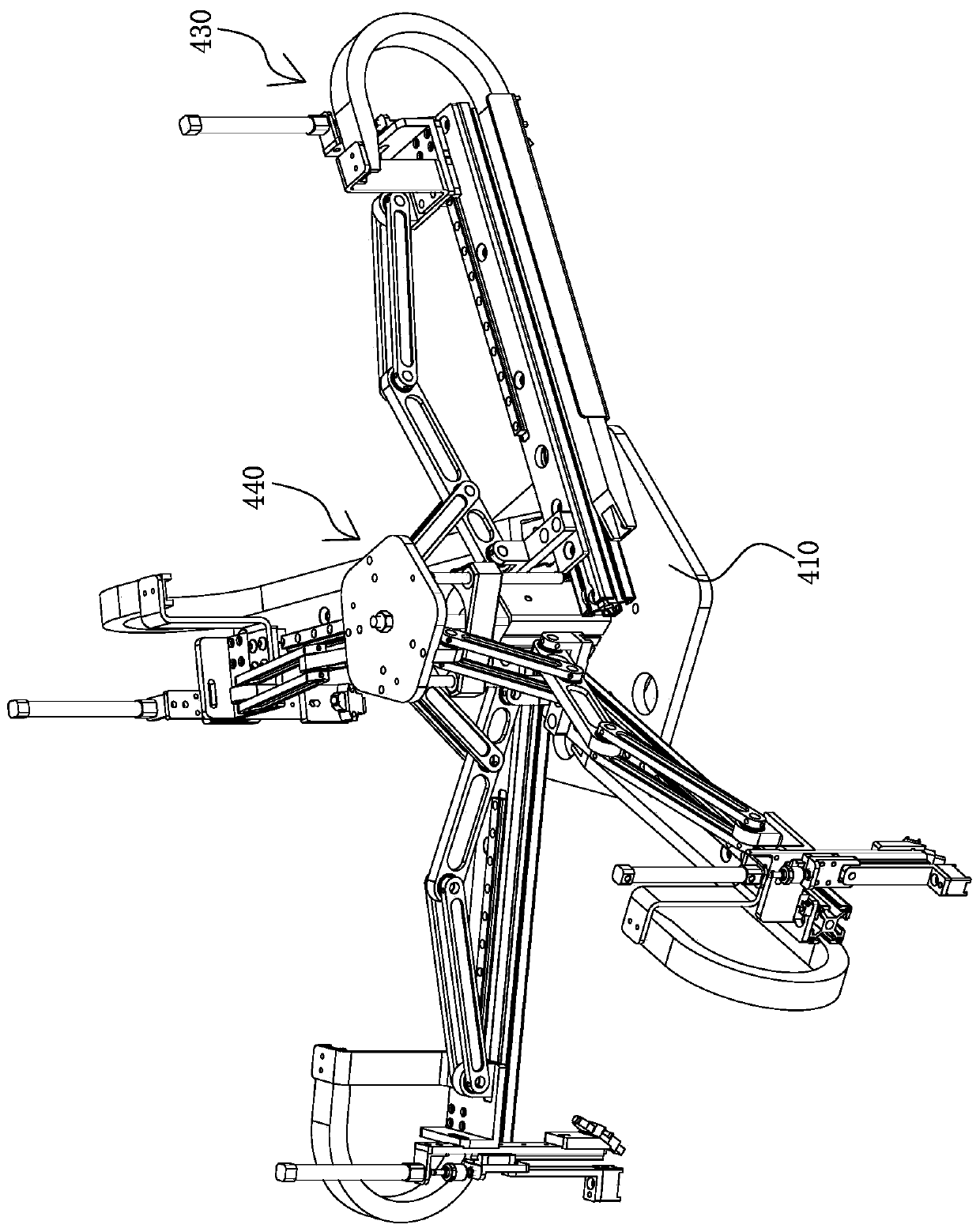 Material taking device of full-automatic sewn-in label machine